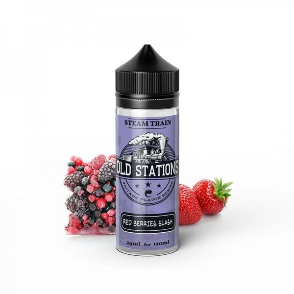 Steam Train Old Stations Red Berries Slash 120ml